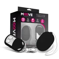 Huevo Vibrador con Control Remoto Mini Negro · MOOVE · Huevos y Balas Vibradoras