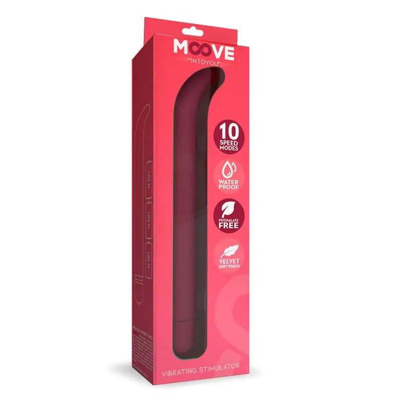 Estimulador Vibrador Punto G 10 Funciones Rosa · MOOVE · Estimuladores de Clítoris — Foto 2