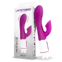 Billy Vibrador USB 36 Funciones Silicona Púrpura · LATETOBED · Vibradores