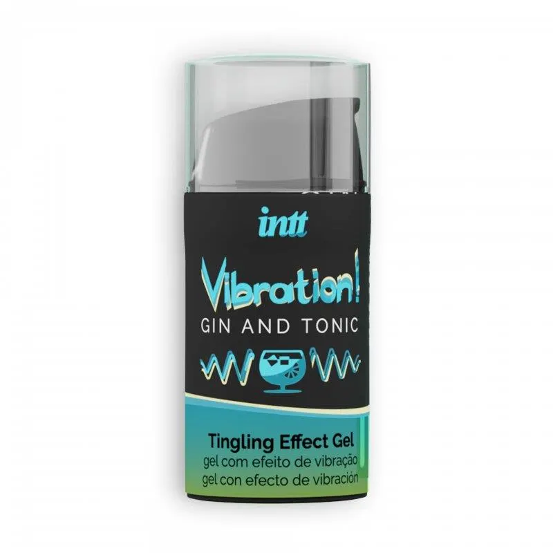 Vibrador Líquido Efecto Calor Gin and Tonic · INTT · Potenciadores y Retardantes — Foto 2