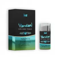 Vibrador Líquido Efecto Calor Gin and Tonic · INTT · Potenciadores y Retardantes