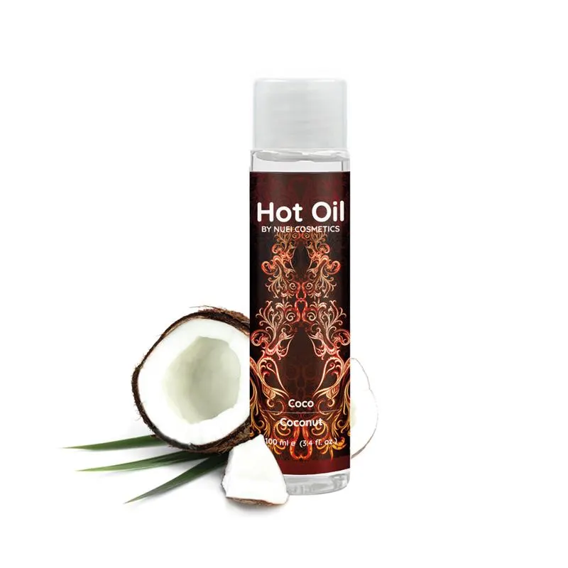 Nuei Aceite Hot Oil Efecto Calor Coco 100 ml · NUEI COSMETICS · Cuidado Íntimo y Masaje
