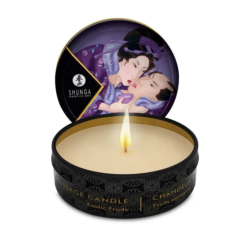 Shunga Mini Vela de Masaje Frutas Exóticas · SHUNGA · Cuidado Íntimo y Masaje