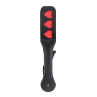 Pala Cuero Vegano con Corazones 32 cm · LATETOBED BDSM LINE · Spanking y Azotes