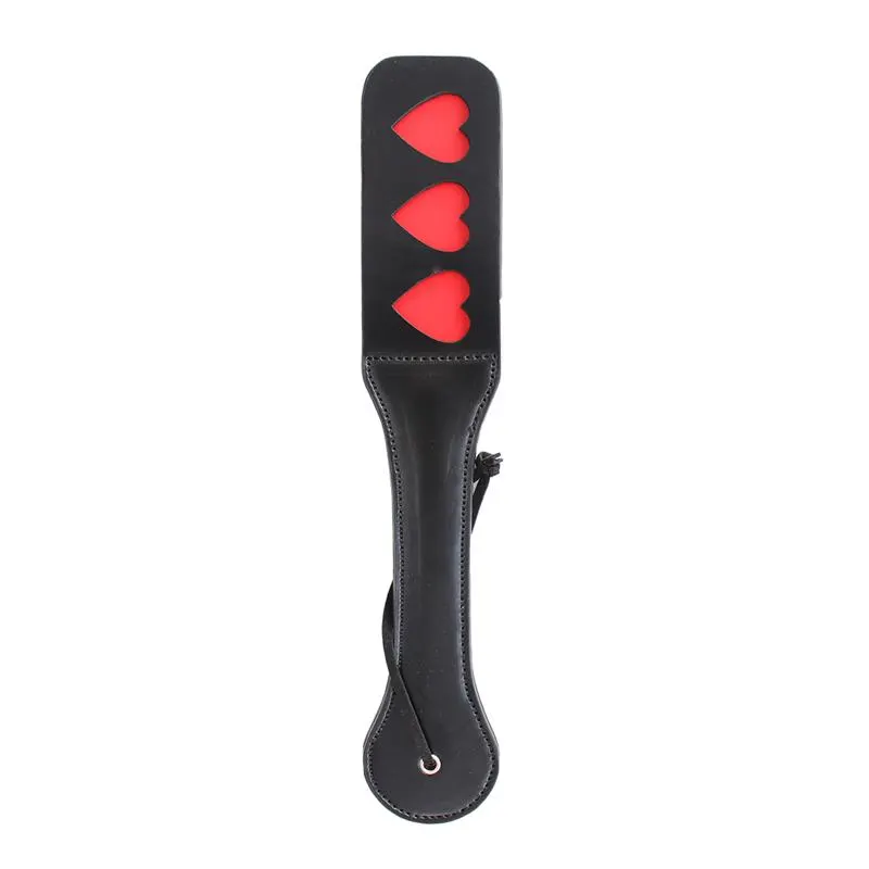 Pala Cuero Vegano con Corazones 32 cm · LATETOBED BDSM LINE · Spanking y Azotes