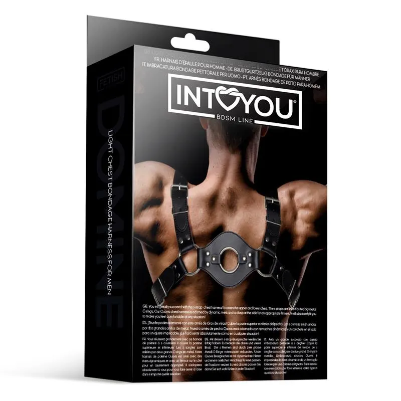 Quovis Arnés Masculino para Bondage Cuero Vegano · INTOYOU BDSM LINE · Spanking y Azotes — Foto 5