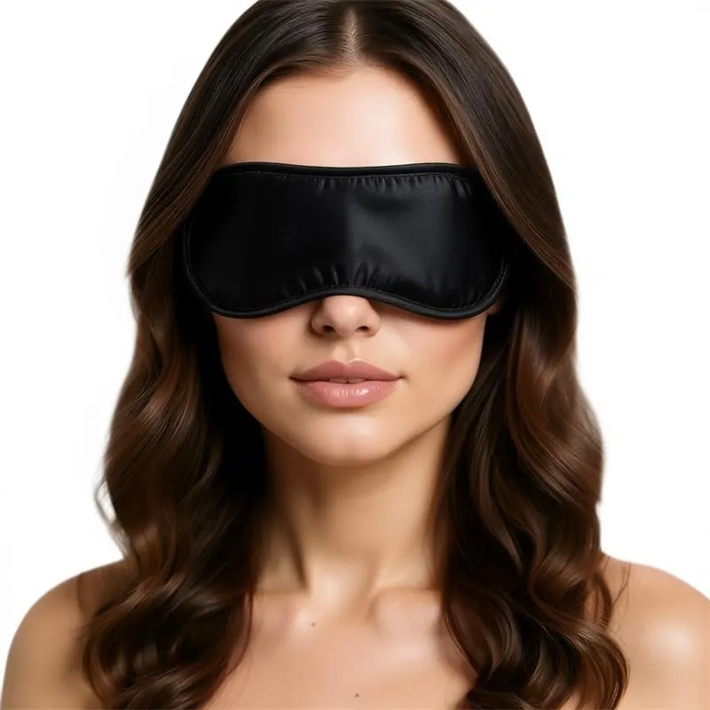 Antifáz de Satén Negro · INTOYOU BDSM LINE · Máscaras, Antifaces y Mordazas