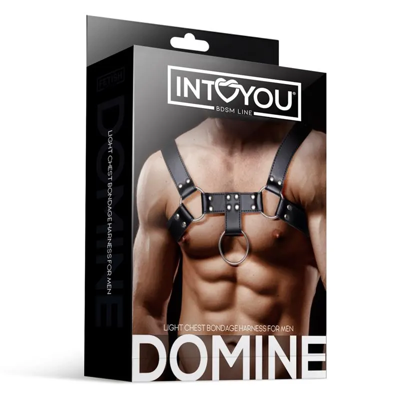 Domine Arnés Masculino para Bondage Cuero Vegano · INTOYOU BDSM LINE · Spanking y Azotes — Foto 4