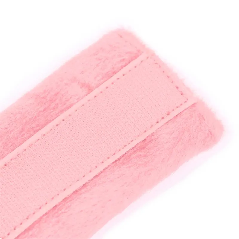 Esposas de Tela con Velcro para Muñecas con Pelo Largo Rosa · INTOYOU BDSM LINE · Esposas y Ataduras — photo 3