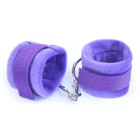 Esposas de Tela con Velcro para Muñecas con Pelo Largo Púpura · INTOYOU BDSM LINE · Esposas y Ataduras