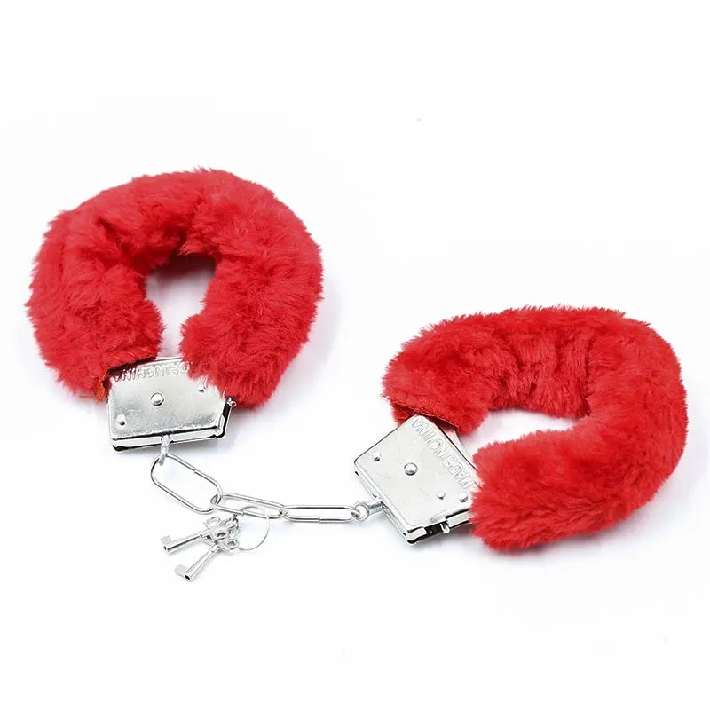 Esposas de Metal para Muñecas con Pelo Rojo · INTOYOU BDSM LINE · Esposas y Ataduras — photo 2
