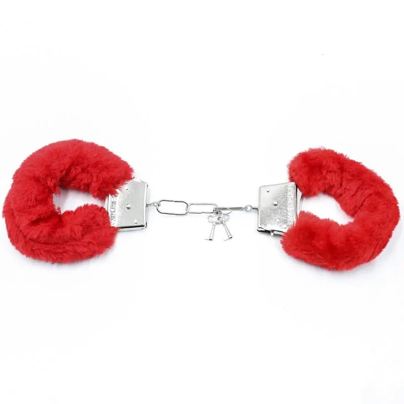 Esposas de Metal para Muñecas con Pelo Rojo · INTOYOU BDSM LINE · Esposas y Ataduras — photo 3