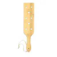 Pala de Bambú con Corazones 33 cm · LATETOBED BDSM LINE · Spanking y Azotes