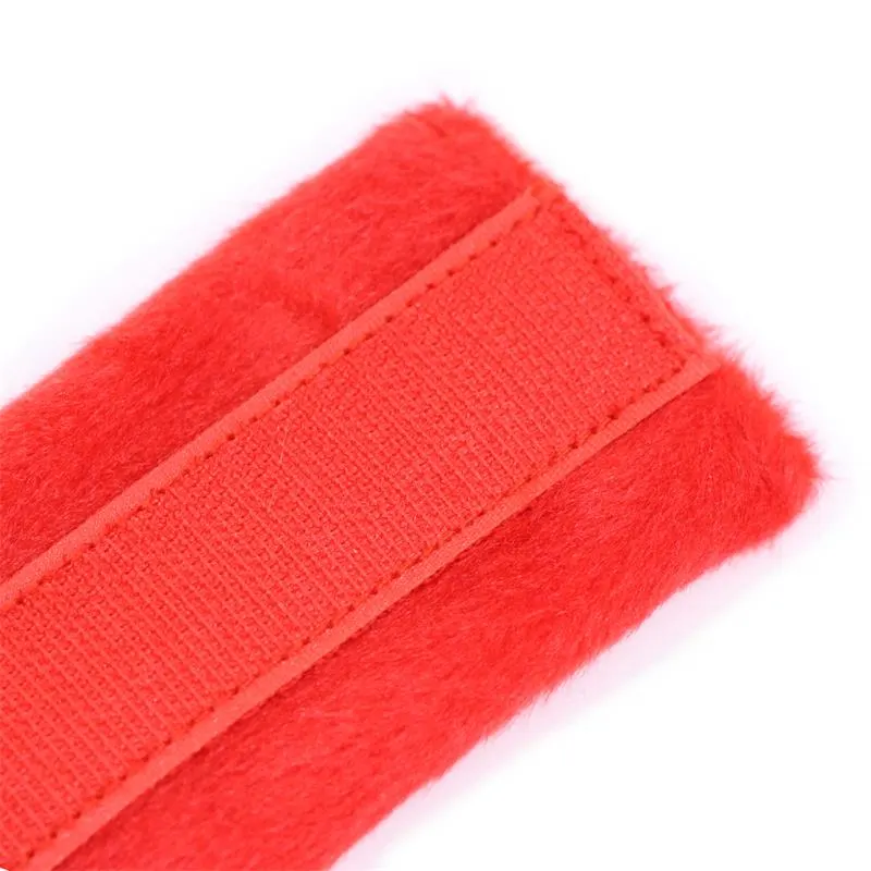 Esposas de Tela con Velcro para Muñecas con Pelo Largo Rojo · INTOYOU BDSM LINE · Esposas y Ataduras — photo 3