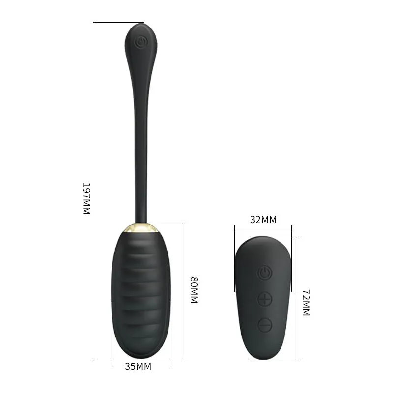 Bola Kegel con Control Remoto Royal Pleasure · PRETTYLOVE · Huevos y Balas Vibradoras — Foto 9