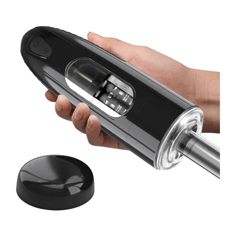 Masturbador Automático Marlos con Vibración y Movimiento USB · PRETTYLOVE · Masturbadores Él — Foto 5