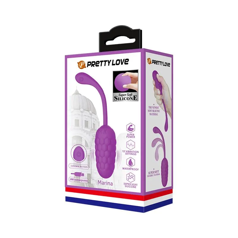 Huevo Vibrador USB Silicona Marina · PRETTYLOVE · Huevos y Balas Vibradoras — Foto 9