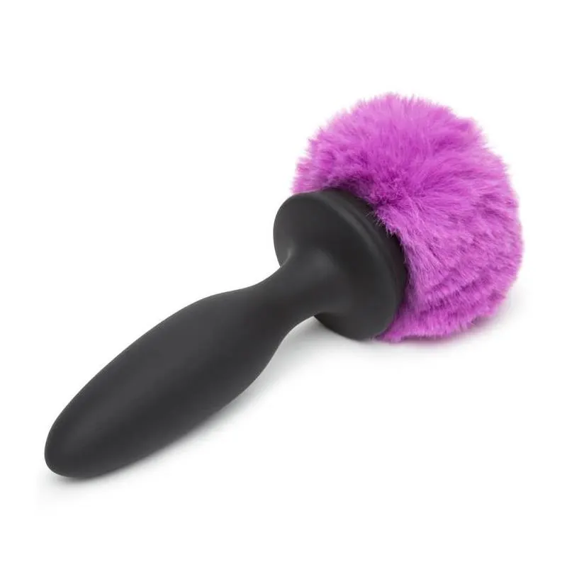 Plug Anal con Vibración Doble Base Púrpura Grande · HAPPY RABBIT · Anal — Foto 4