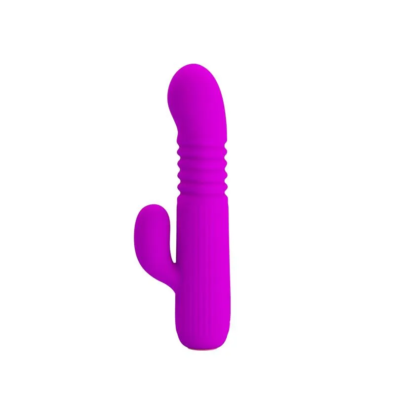 Leopold Vibrador con Función de Movimiento USB Silicona · PRETTYLOVE · Vibradores — Foto 2