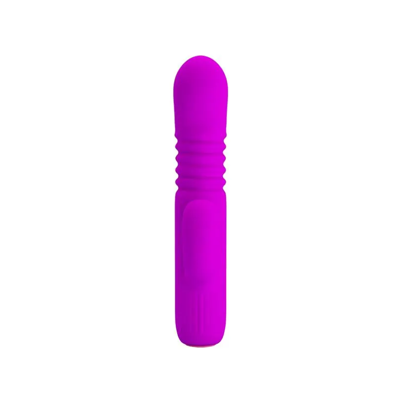 Leopold Vibrador con Función de Movimiento USB Silicona · PRETTYLOVE · Vibradores — Foto 3