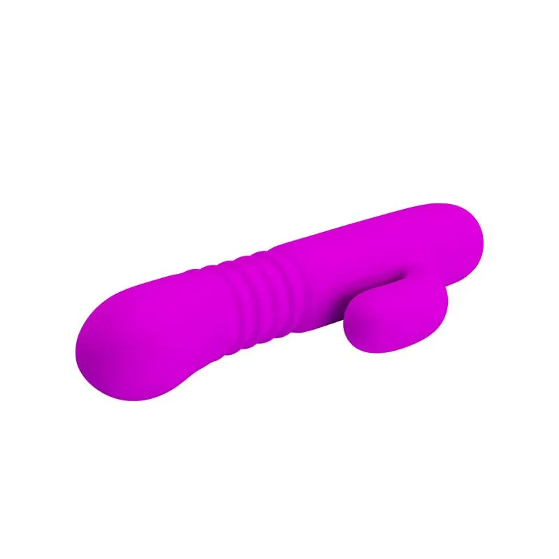 Leopold Vibrador con Función de Movimiento USB Silicona · PRETTYLOVE · Vibradores — Foto 4
