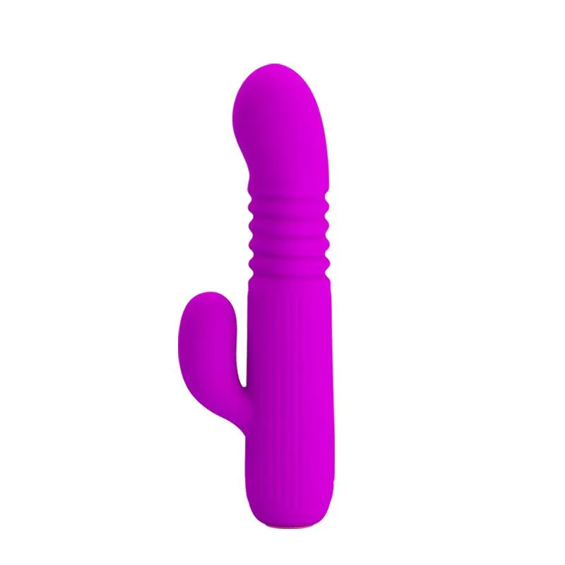Leopold Vibrador con Función de Movimiento USB Silicona · PRETTYLOVE · Vibradores — Foto 5