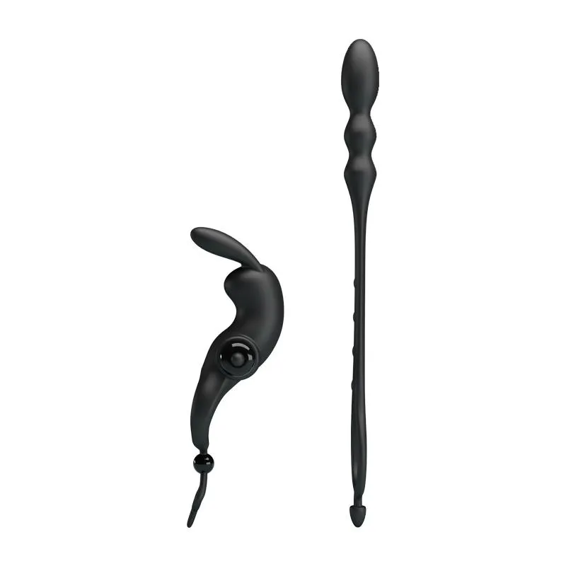 Anillo Vibrador con Cadena Anal Desmontable · PRETTYLOVE · Anillos para el Pene — Foto 5