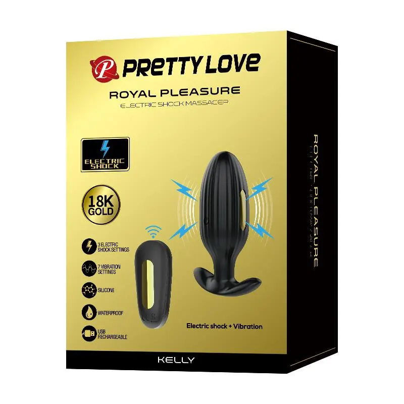 Royal Pleasure Plug Anal con Electro Estimulación USB · PRETTYLOVE · Anal — Foto 11