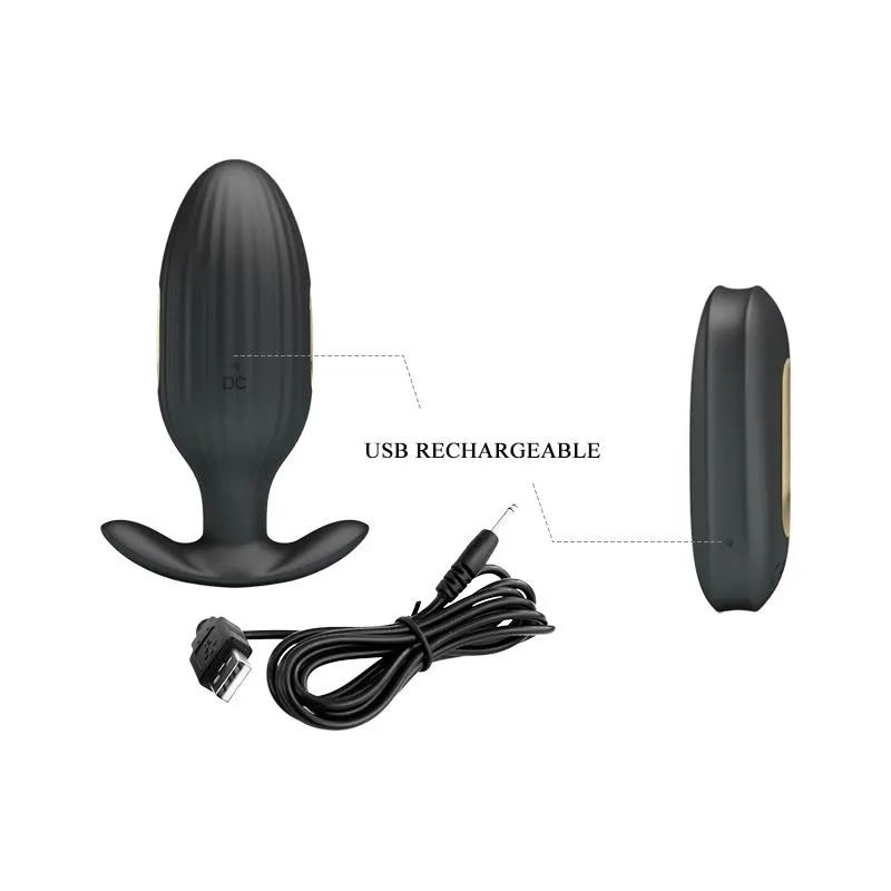 Royal Pleasure Plug Anal con Electro Estimulación USB · PRETTYLOVE · Anal — Foto 9
