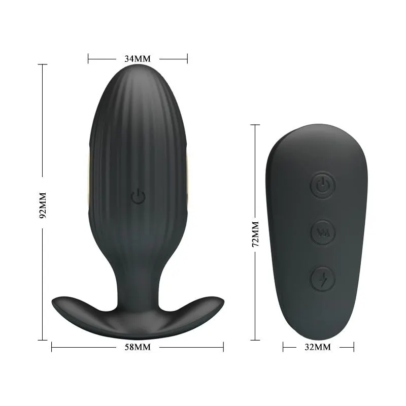 Royal Pleasure Plug Anal con Electro Estimulación USB · PRETTYLOVE · Anal — Foto 10