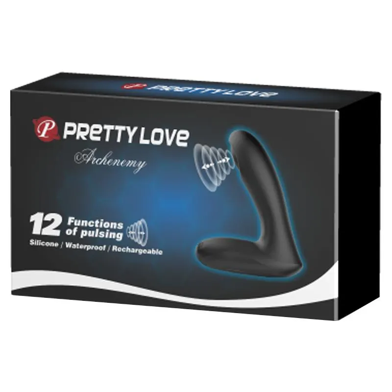 Estimulador Anal y Prostático Archenemy Pulsing USB Silicona · PRETTYLOVE · Anal — Foto 4