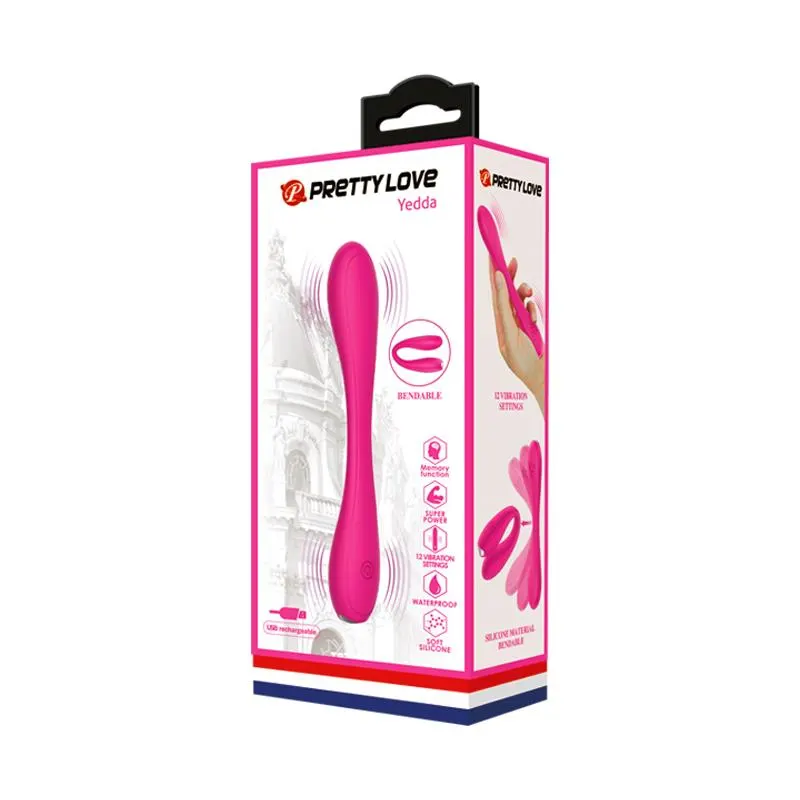 Yedda Vibrador con Esqueleto Punto G Rosa · PRETTYLOVE · Vibradores — Foto 11