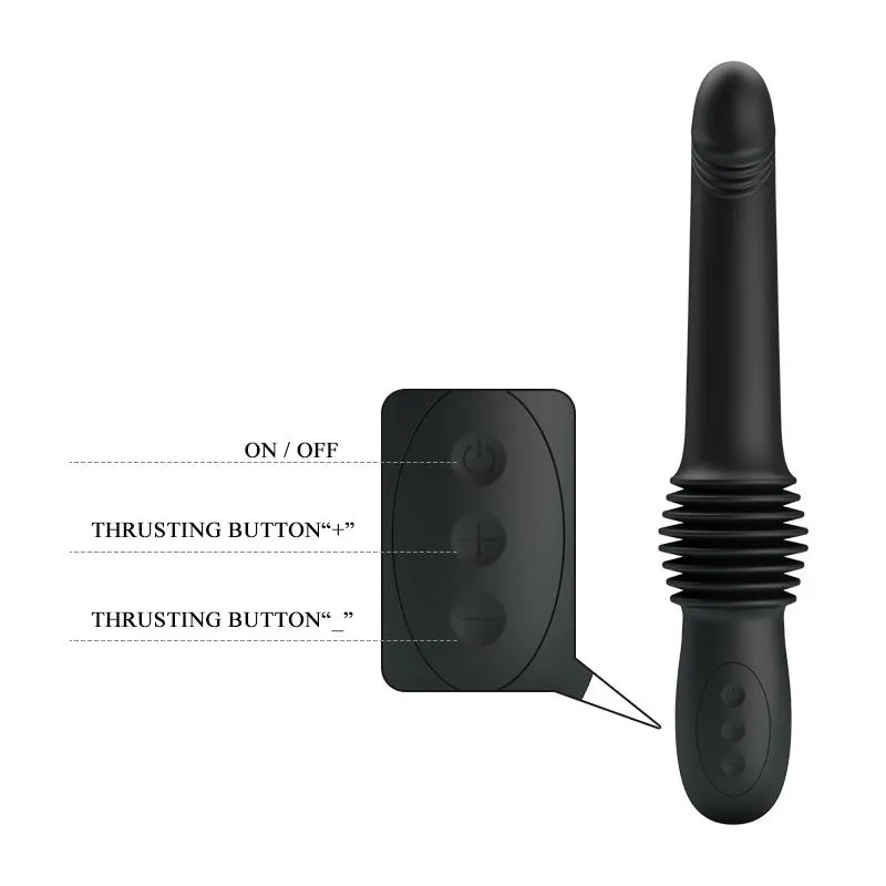 Pazuzu Vibrador con Thrusting USB Silicona · PRETTYLOVE · Vibradores — photo 7