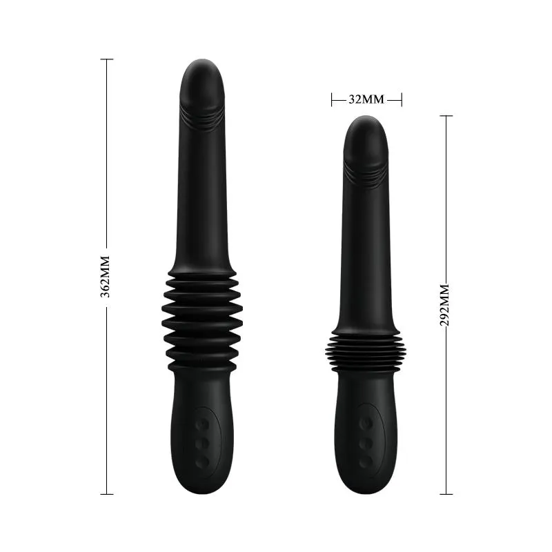 Pazuzu Vibrador con Thrusting USB Silicona · PRETTYLOVE · Vibradores — photo 8