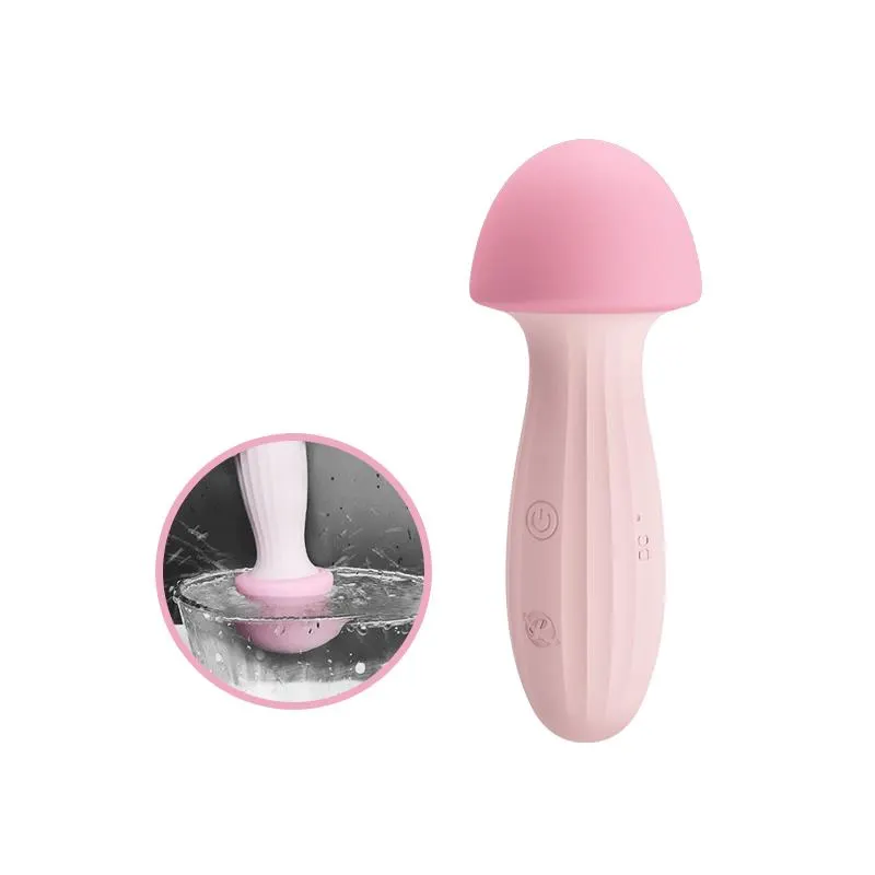 Mushroom Vibrador/Masajeador Silicona USB · PRETTYLOVE · Vibradores — Foto 5