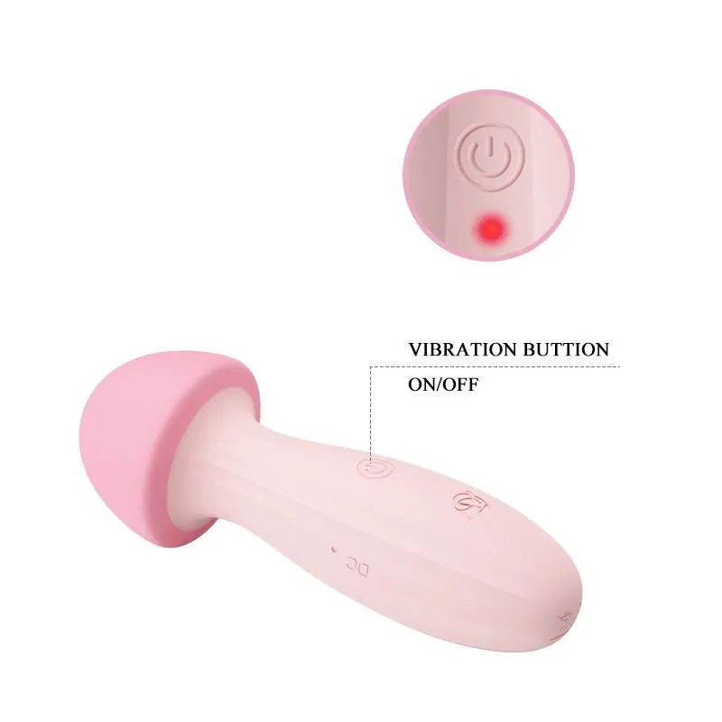 Mushroom Vibrador/Masajeador Silicona USB · PRETTYLOVE · Vibradores — Foto 7