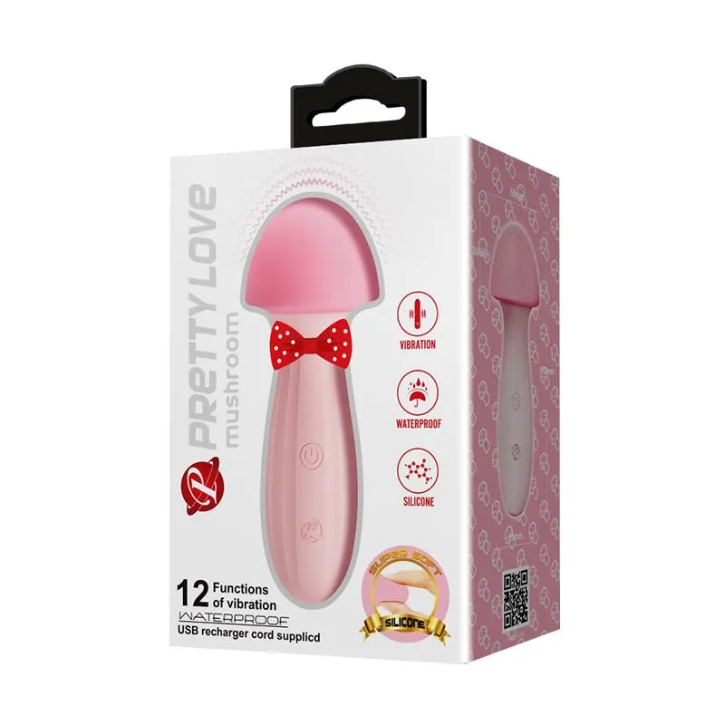 Mushroom Vibrador/Masajeador Silicona USB · PRETTYLOVE · Vibradores — Foto 10