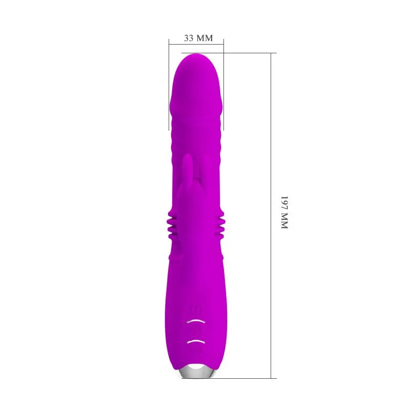 Dorothy Vibrador con Función Up and Down USB Púrpura · PRETTYLOVE · Vibradores — Foto 11
