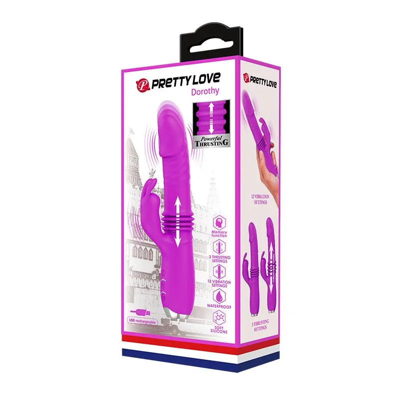 Dorothy Vibrador con Función Up and Down USB Púrpura · PRETTYLOVE · Vibradores — Foto 12