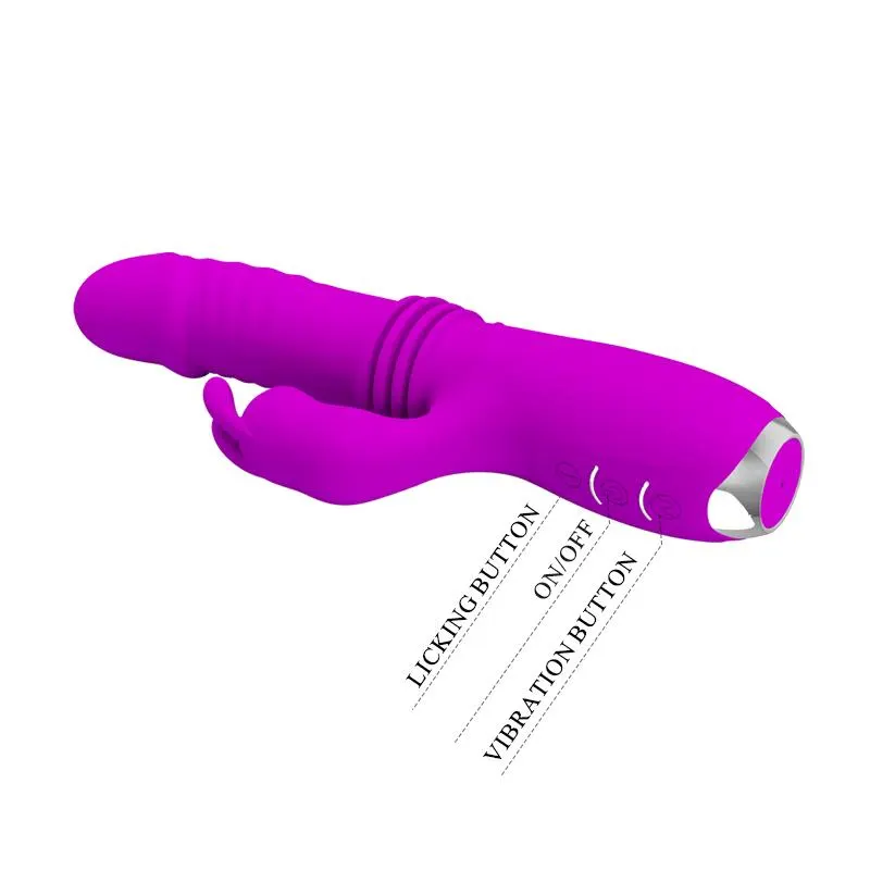 Dorothy Vibrador con Función Up and Down USB Púrpura · PRETTYLOVE · Vibradores — Foto 9