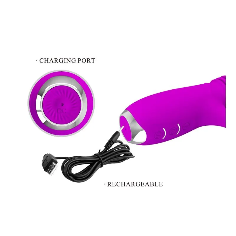 Dorothy Vibrador con Función Up and Down USB Púrpura · PRETTYLOVE · Vibradores — Foto 10