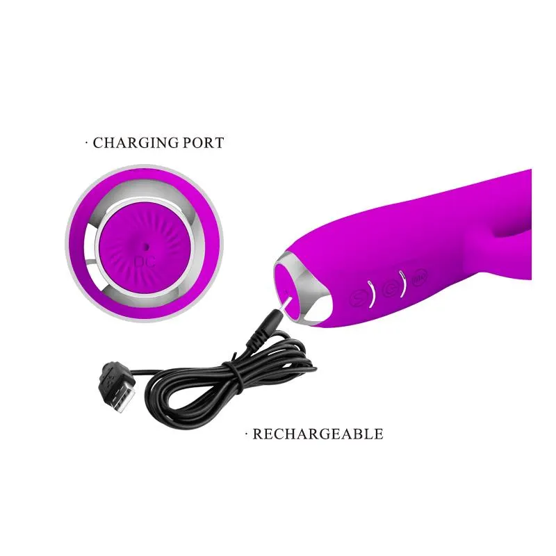 Gloria Vibrador con Lengua USB · PRETTYLOVE · Vibradores — Foto 9