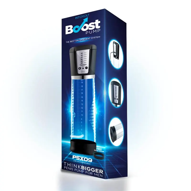 Bomba Automática para el Pene con Display PSX09 USB · BOOST PUMPS · Potenciadores y Retardantes — Foto 3