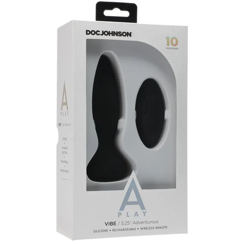 Plug Anal Control Remoto Vibe Adventurous Negro · A-PLAY · Anal — Foto 3