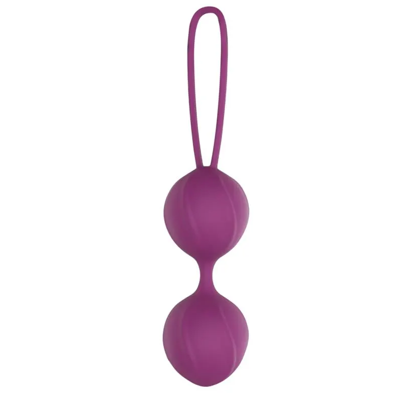 Garbo Bola Doble Kegel Silicona Púrpura · ENGILY ROSS · Bolas Chinas y Salud Femenina — Foto 3