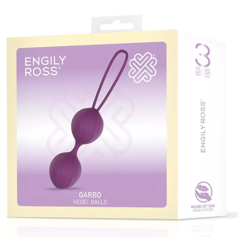 Garbo Bola Doble Kegel Silicona Púrpura · ENGILY ROSS · Bolas Chinas y Salud Femenina — Foto 5