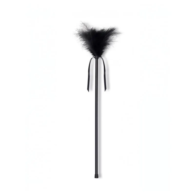 Estimulador de Plumas Negro · SECRET PLAY · Estimuladores de Clítoris