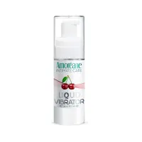 Vibrador Líquido Sabor Cereza 30 ml · AMOREANE · Potenciadores y Retardantes