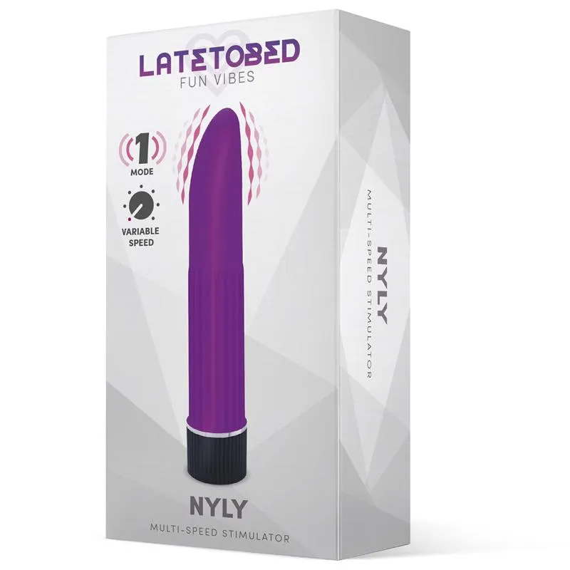 Nyly Estimulador Multi-Velocidad Púrpura · LATETOBED · Estimuladores de Clítoris — photo 2