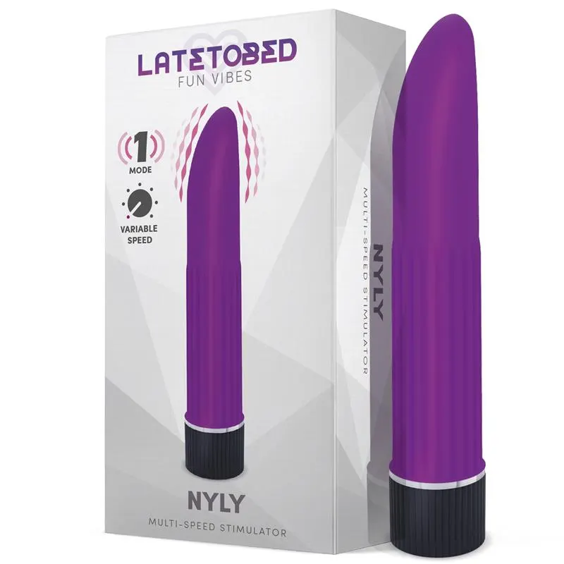 Nyly Estimulador Multi-Velocidad Púrpura · LATETOBED · Estimuladores de Clítoris